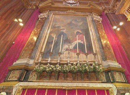 Baroque altar